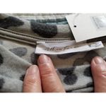 All in Favor  Womens Grey Animal Print Crop Top Long Sleeve Fleece Knit Size S Photo 3