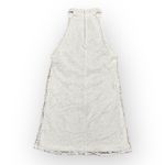 ZARA ‎ White Crochet Lace Halter Mini Shift Dress Size L Photo 2