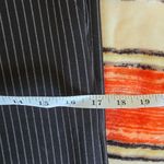 Betabrand  Black Striped Straight Leg Black Classic Dress Yoga Pants Size Medium Photo 7