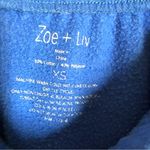 Zoe & Liv Jogger Sweatpants Blue Drawstring Pockets West Coast 92 Target XS  Photo 4