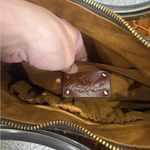 Patricia Nash Arenzano Leather Double Ring Shopper Designer Luxury Animal Print Photo 9