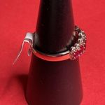 Bomb Party RBP7748 “Dazzle Me” LC Ruby/Quartz on Rose Gold Size 11 Ring NWT Red Photo 1
