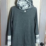 Twenty Second Hoodie with Plaid Accents Photo 0