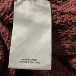 EXPRESS Pink Cowl Neck Sweater with Ribbed Texture Photo 3