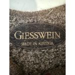 Giesswein Austria Wool Mohair Alpaca Cardigan Embroidered Women 40 Brown Cream Size 10 Photo 2