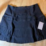 Free People Size 4  Women's Highlands Denim Skirt Black BNWT Photo 4