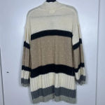 Buckle BKE Long Neutral Color Block Open Weave Knit Cardigan Sweater Size Small NWT Photo 4