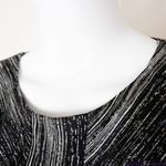 barney's new york  COOP silk blend black and white dress, size‎ S Photo 5