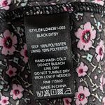 Lush Clothing Lush Women's XS Side Tie Wrap Floral Midi Dress In Ditsy Black Ruffle Formal Photo 7