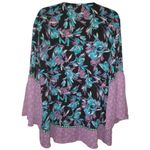 The Pioneer Woman Floral Duster Size S/M Purple Photo 3