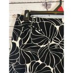 Talbots Cotton Spandex Pencil Skirt with side slit in Black and White Size 8P Photo 3