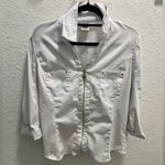 Anne Klein  Dress Shirt with Gold accents Photo 1