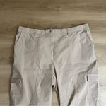 Chico's Tan Beige Large Bermuda Style Cuffed Shorts 2.5 Photo 4
