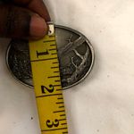 Vintage 1983 American Bald Eagle Belt Buckle Silver Tone Siskiyou Company Inc. Photo 3