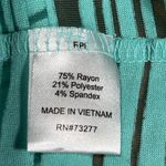 Apt. 9  size small burnout crewneck tee short sleeve roll cuffs sheer striped nwt Photo 4