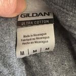 Gildan Gray Long Sleeve Crewneck Puppie Love Graphic Dog Rescue T-Shirt Photo 5