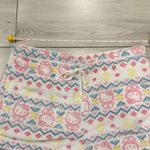Sanrio NWOT  Hello Kitty spring Easter themed fuzzy pajama shorts size XL Photo 3