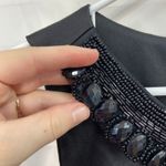 Connected Apparel Connected women's black satin jeweled tiered bodycon sleeveless business dress 8 Photo 7