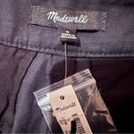 Madewell  The Harlow‎ Wide-Leg Linen Blend Pants in True Black Sz 0 NEW Photo 8
