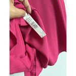 Chico's Women’s Size 2 (M) Cold Shoulder Button Front Top Blouse Raspberry Rush Photo 9