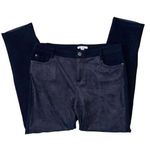 Francesca MiAmi Black Faux Suede Moto large Jeans Size undefined Photo 0