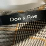Doe & Rae Plaid Short Sleeve Tie Front Dress Photo 3