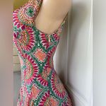 HD in Paris  Pink and Green Patterned Mini Dress Photo 5