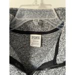 Victoria's Secret  Pink Oversized Fleece Quarter Zip Pullover Jacket Black Small Photo 6