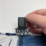 Clara SunWoo Blue White Floral Print Asymmetrical Tunic Blouse Top Women Small Photo 2