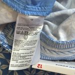 Old Navy NWT  High Waisted Pixie Trouser Shorts Blue Tile White Geometric 12 Photo 9