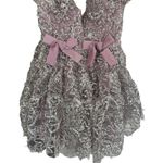 For Love & Lemons  Brynne Mini‎ Dress Purple Size Small NWT Photo 4