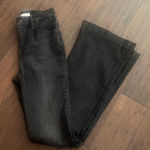 Good American  Black Denim Flare Jeans EUC Photo 0