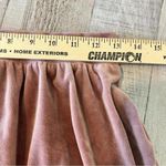 Hippie Rose * Women's Size Medium Blush Velvet Mini Skirt Casual Chic Photo 3