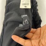 Windsor LBD Black Sheer Mesh Ruched Gathered Strappy Cowl Neck Mini Dress Photo 7