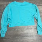Forever 21 Blue Cropped Sweater by  Photo 2