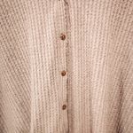 Wishlist  GREY WAFFLE KNIT LONG SLEEVE KNOT FRONT TOP Photo 2