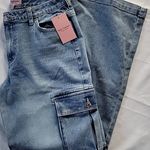 Juicy Couture Women's Blue Cargo Jeans Size 13 Photo 6