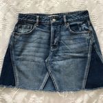 PacSun Two Lined Denim Skirt Photo 0