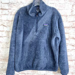 Patagonia Women's Los Gatos 1/4-Zip Fleece in Blue Gray Size Large Photo 0