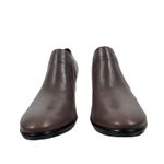 Ecco Shape 55 Plateau Stack Ankle Boots Leather Dark Brown Size 41 Photo 4