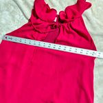 Amanda Uprichard Maternity Mini Dress Women's XS Pink Flutter Sleeves Crepe RTR Photo 8