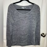 Athleta  Heathered Gray Long Sleeve Sweatshirt Top Photo 1