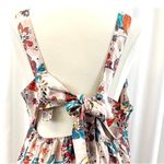 Stitchdrop Womens L Maui Paisley Sunset Maxi Dress Satin Tropical Summer Cottage Size L Photo 4