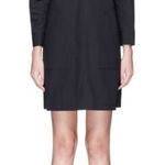 Theory Jullitah B Slip Front Poplin Tunic Dress 2 Photo 0