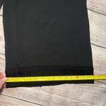 Adrianna Papell Wide Leg Black Gaucho Cropped Pants Womens Large Crochet Boho Photo 5