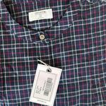 Untuckit Plaid Tara Shirt Women’s, Navy/Red, Size 10, NWT Blue Photo 4