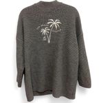 The Beach People Palm Tree Cardigan Sweater with embroidered logo size XL/2XL Photo 2