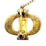 Vintage Beta Sigma Phi Fraternity Gold Tone Enamel Exemplar Torch Pin Pearls Photo 4