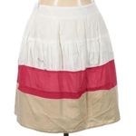 Calvin Klein | Boho Tiered Color Block A-Line Skirt Size 6 Small S Photo 1