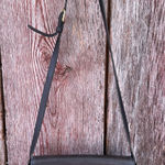 Coach Vintage #9947 "Vista" Black Leather Crossbody Bag Purse Saddle 90’s Photo 0